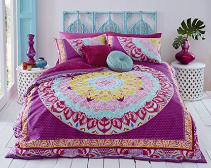 PAISLEY MANDALA PINK DUVET SET SB