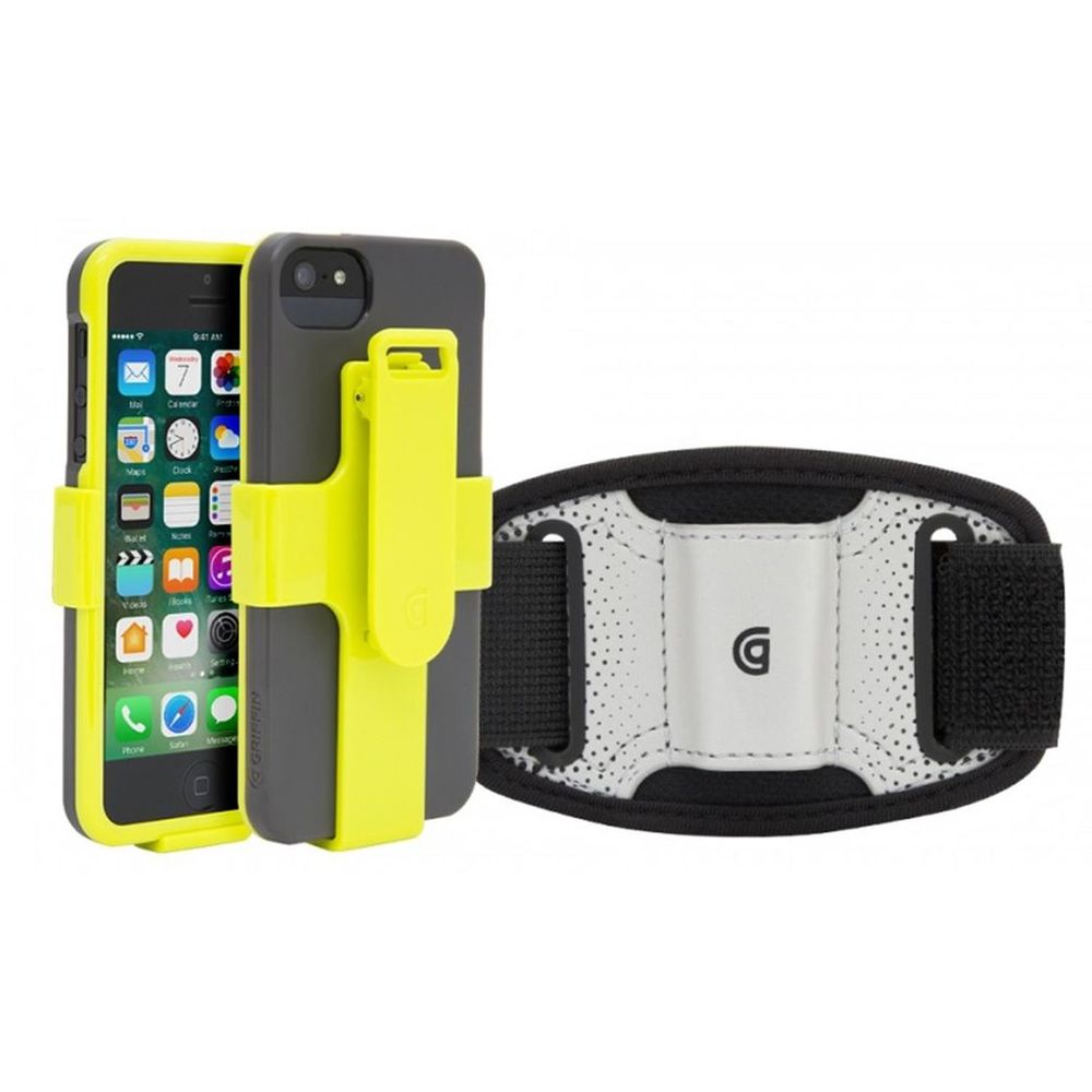 Griffin Ultra-Lightweight Fast-Clip Armband and Clip for Phone 5/5s