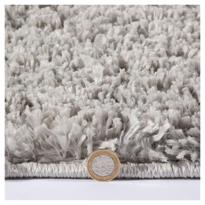 Larissa Shaggy 100x150cm Ghost Grey Rug