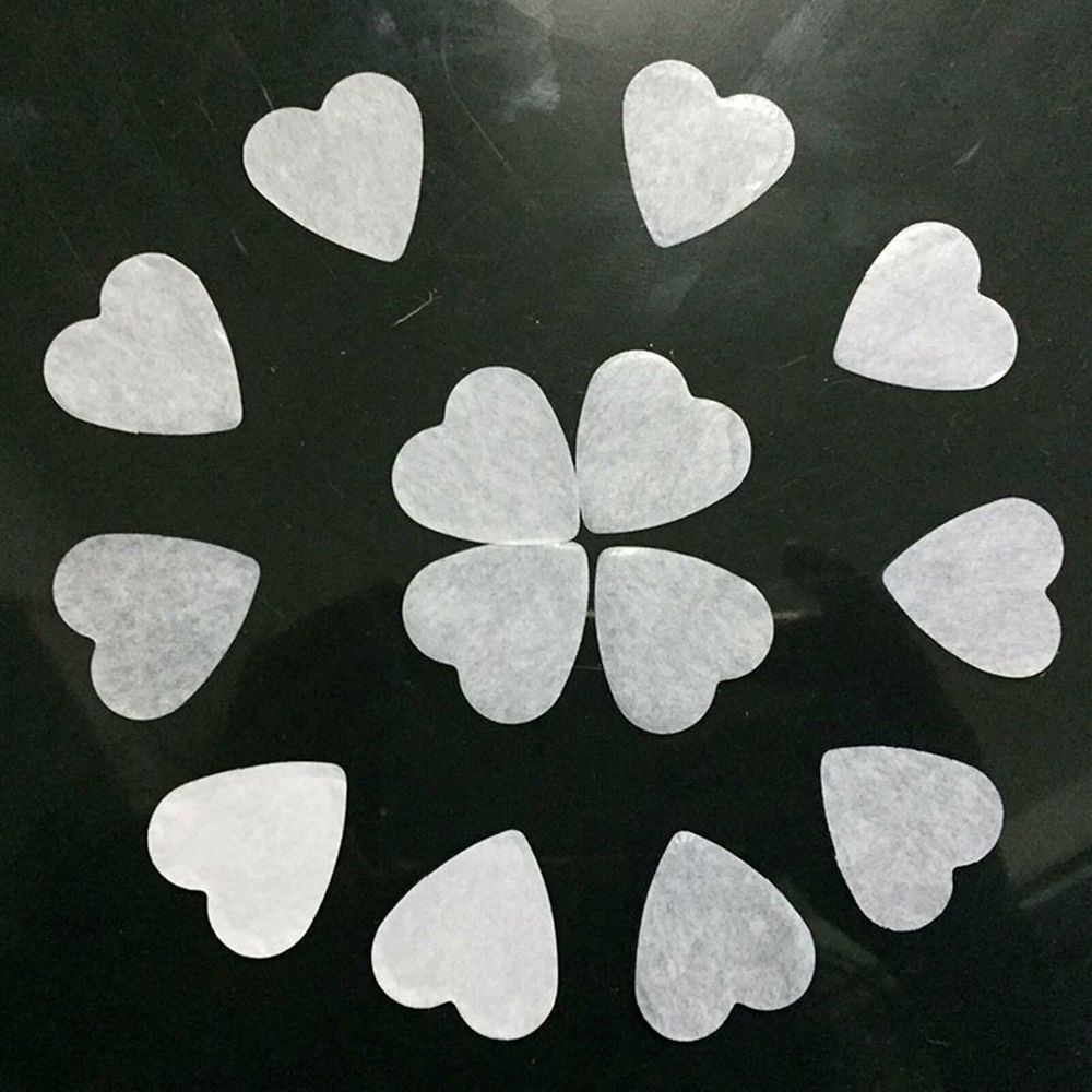 10000pcs Tissue Paper Biodegradable White Heart Confetti Birthday Baby Shower Party Wedding Throwing Supplies