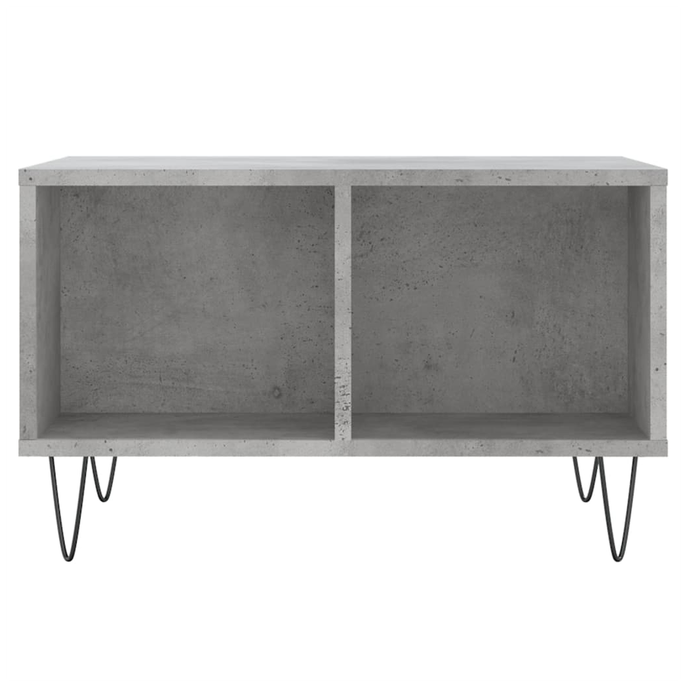 vidaXL Coffee Table Concrete Grey 60x50x36.5 cm Engineered Wood