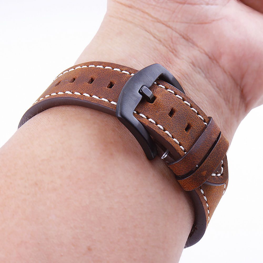 18mm 20mm 22mm Leather Watch Strap Band  Quick Release For Man Brown Black Strap Of Double sided Calf Skin iMAVEN