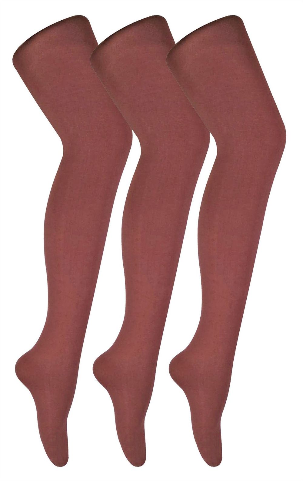 Sock Snob - 3 Pack 80 Denier Plain Coloured Tights