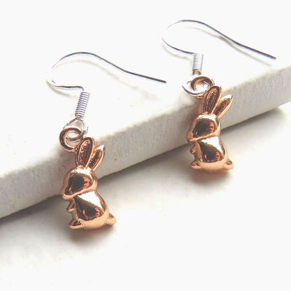 Bunny Rabbit Drop Earrings