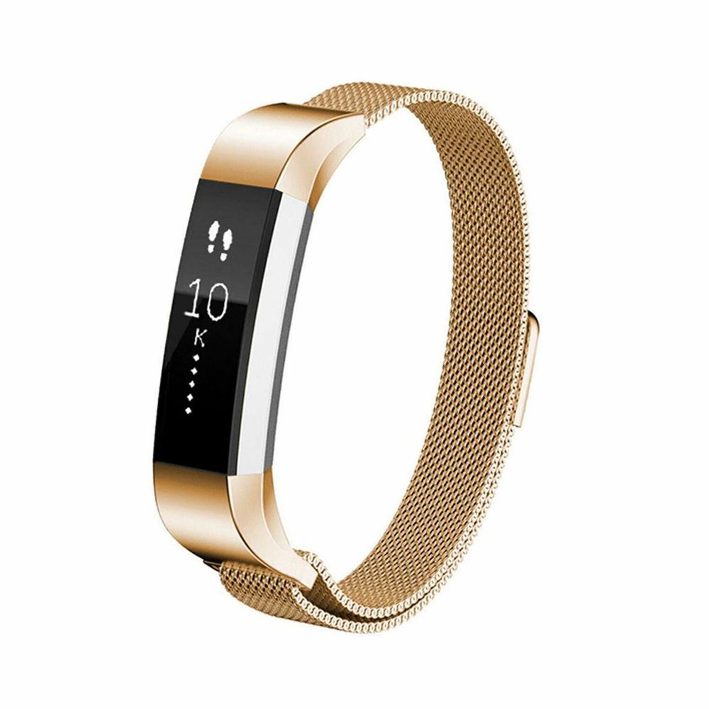 Aquarius Milanese Replacement Strap Band Compatible With Fitbit Alta, Gold