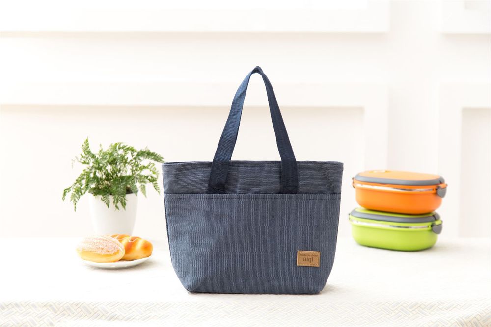 Insulated Tote Canvas Thermal Lunch Bag