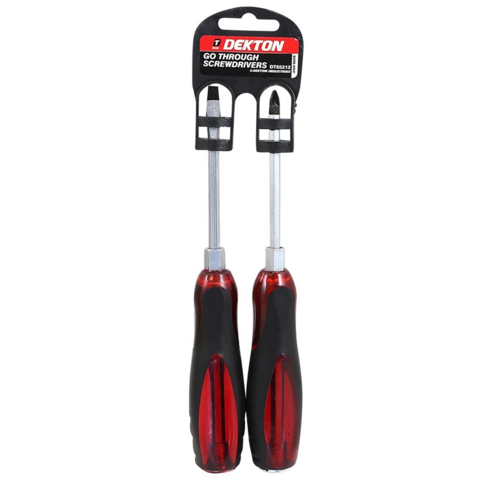 Dekton 2pc go through Screwdriver Set