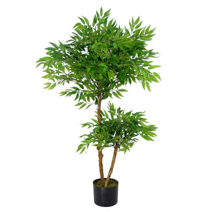 100cm Luxury Artificial Mini Ruscus Tree - Premium Range