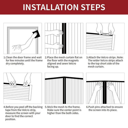 VINSANI MAGNETIC SCREEN DOOR WHITE 1010381