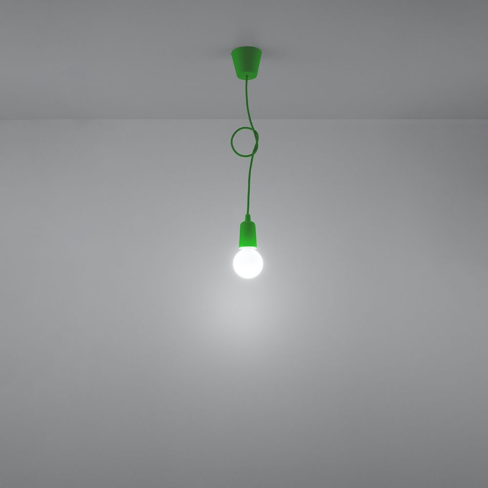 Pendant lamp PVC Diego modern Design E27