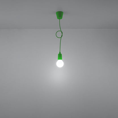 Pendant lamp PVC Diego modern Design E27