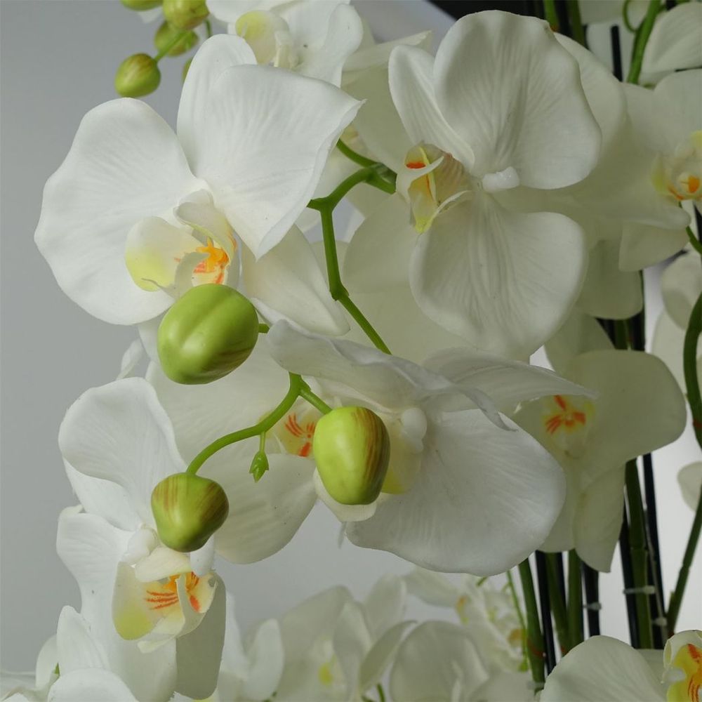 150cm Giant White Orchid Plant Artificial 189 flowers REAL TOUCH