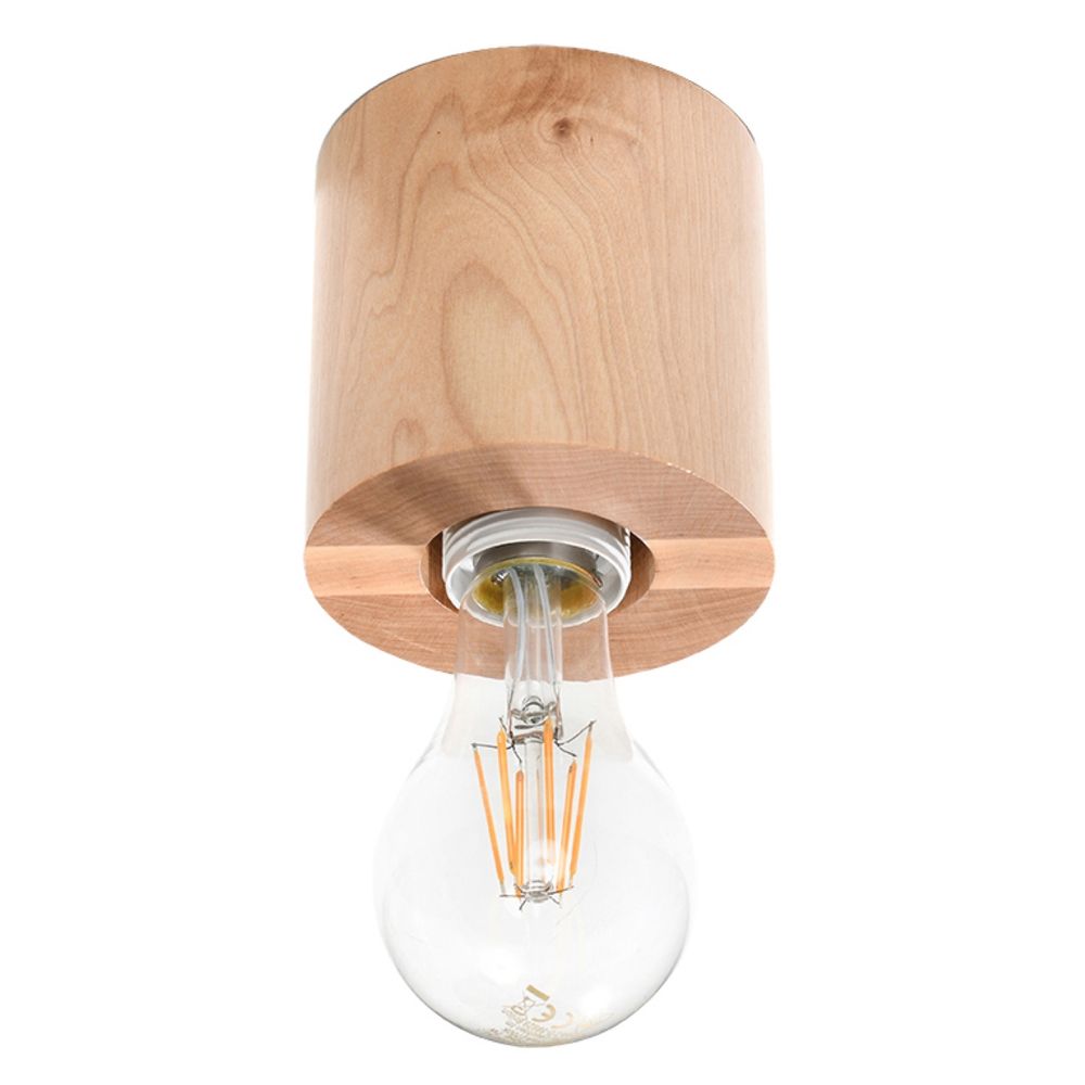 Ceiling lamp wood Salgado Scandinavian Design E27