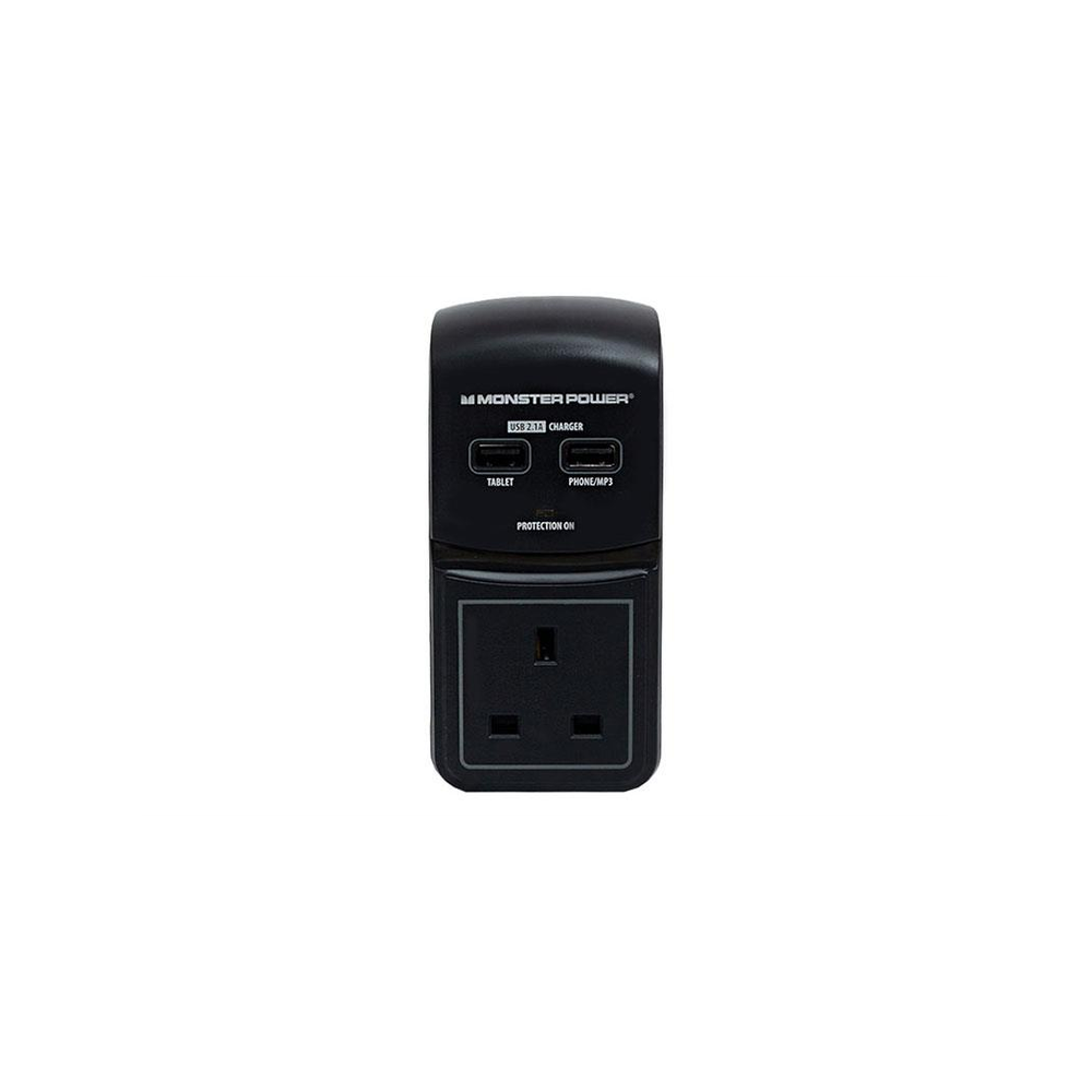 Monster Power Core 100 1 Port USB Surge Protected Socket