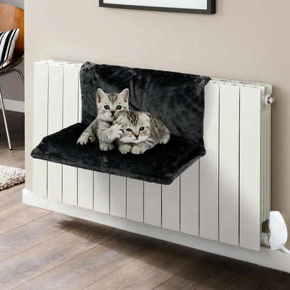 Soft Luxurious Pet Radiator Bed Soft Machine Washable Fleece lined warm