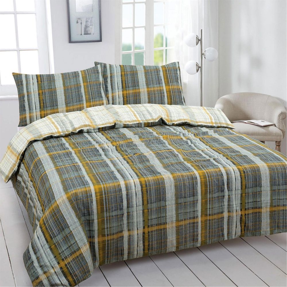 Vantona Clifford Plaid Duvet Cover Set