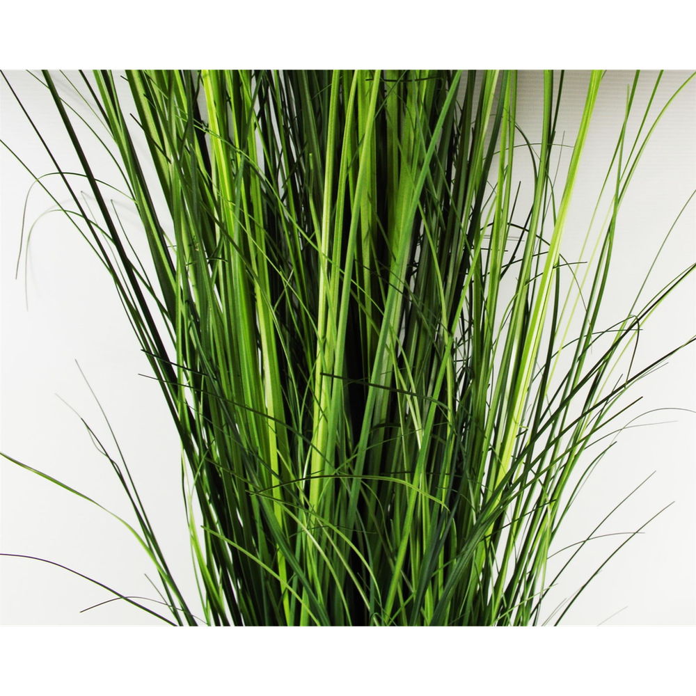 130cm Artificial Extra Large Grass Plant with Gold Metal Planter