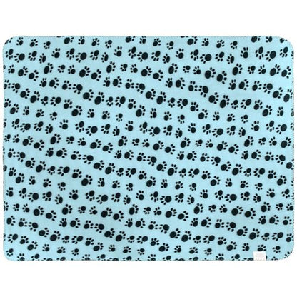 NP P Paw Print Pet Fleece Blanket | HT6420 5055180664202 | 73x70cm Blue MX-10211