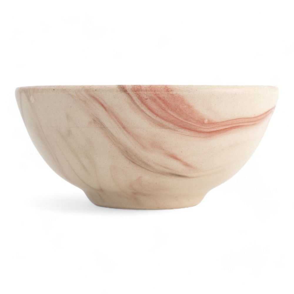 Handmade Ceramic Bowl Mocha Red 8cm