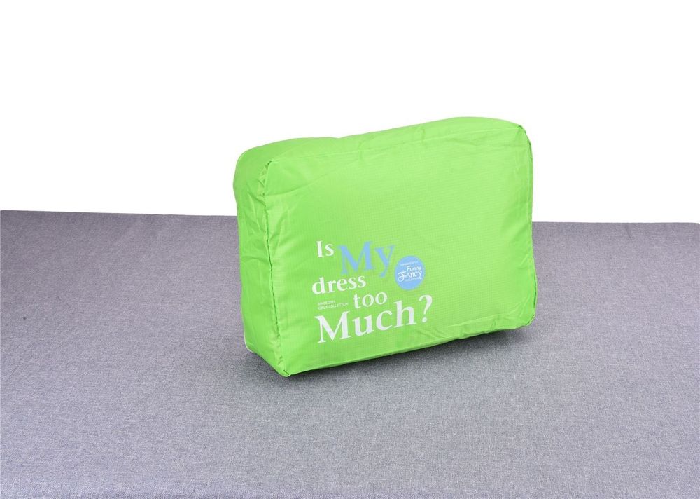 [Green] 5PC Travel Essential Bag-in-Bag Travel Luggage Organizer Storage Handle Bag Pouch Set