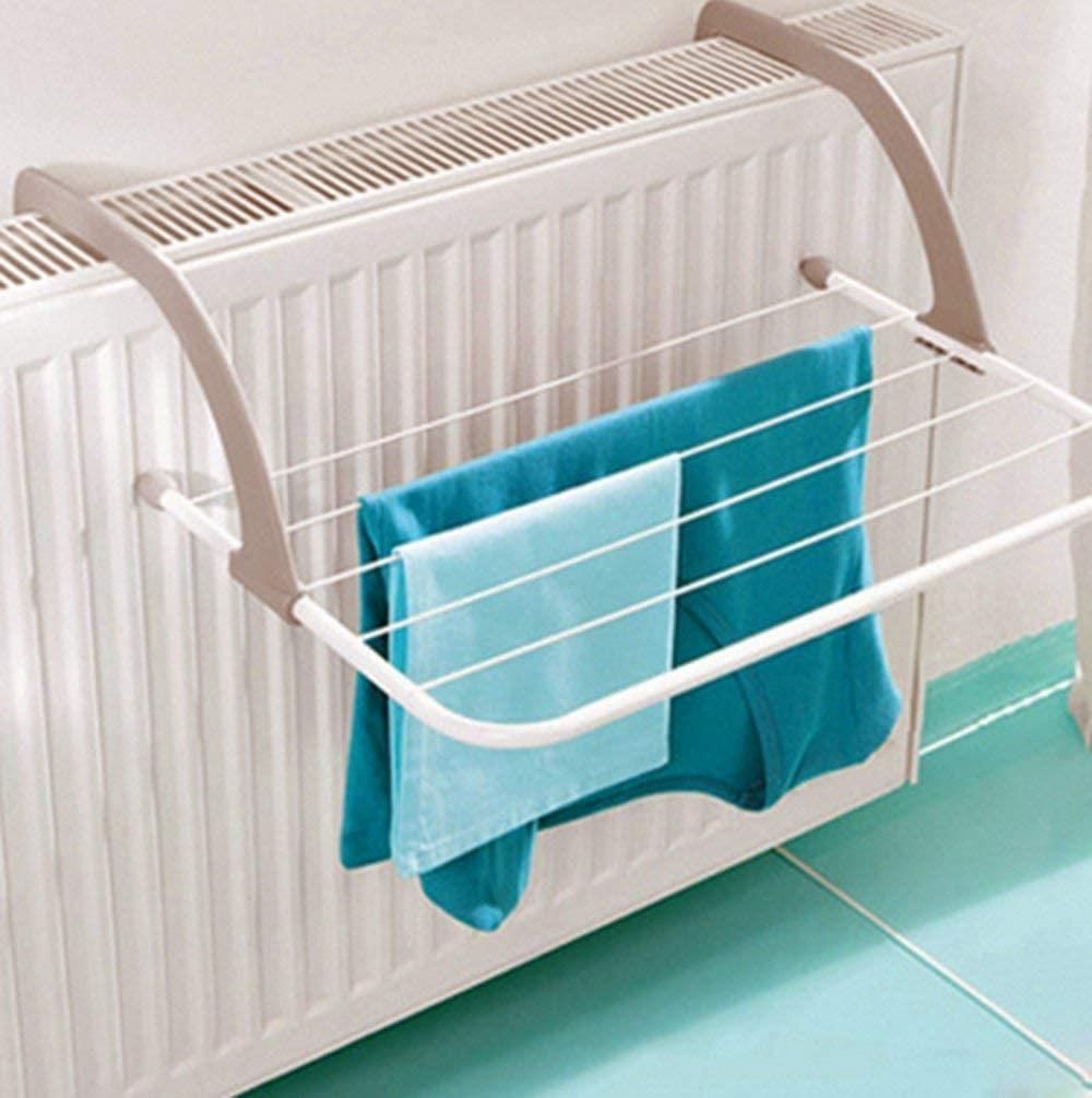 Radiator Airer With 5 Adjustable Arms For Drying Clothes Max Temp 70c