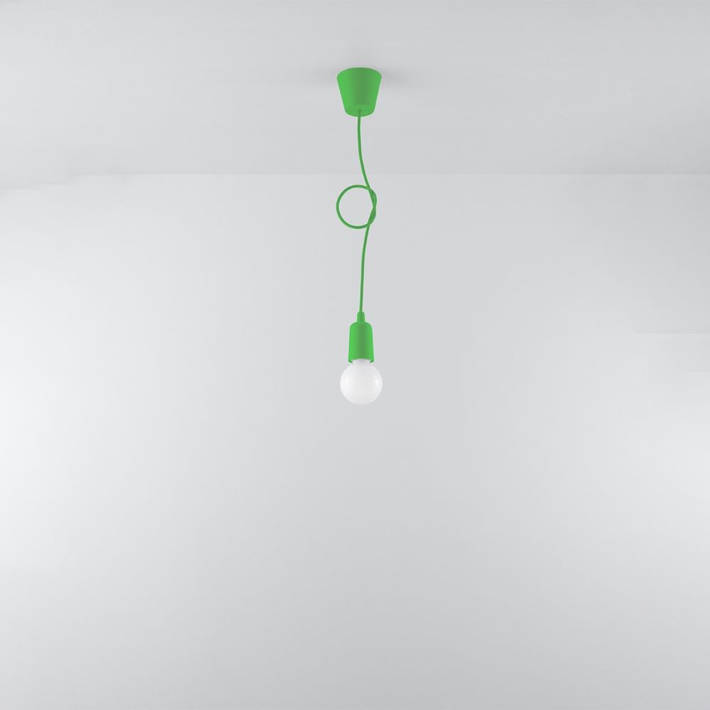 Pendant lamp PVC Diego modern Design E27