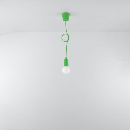 Pendant lamp PVC Diego modern Design E27