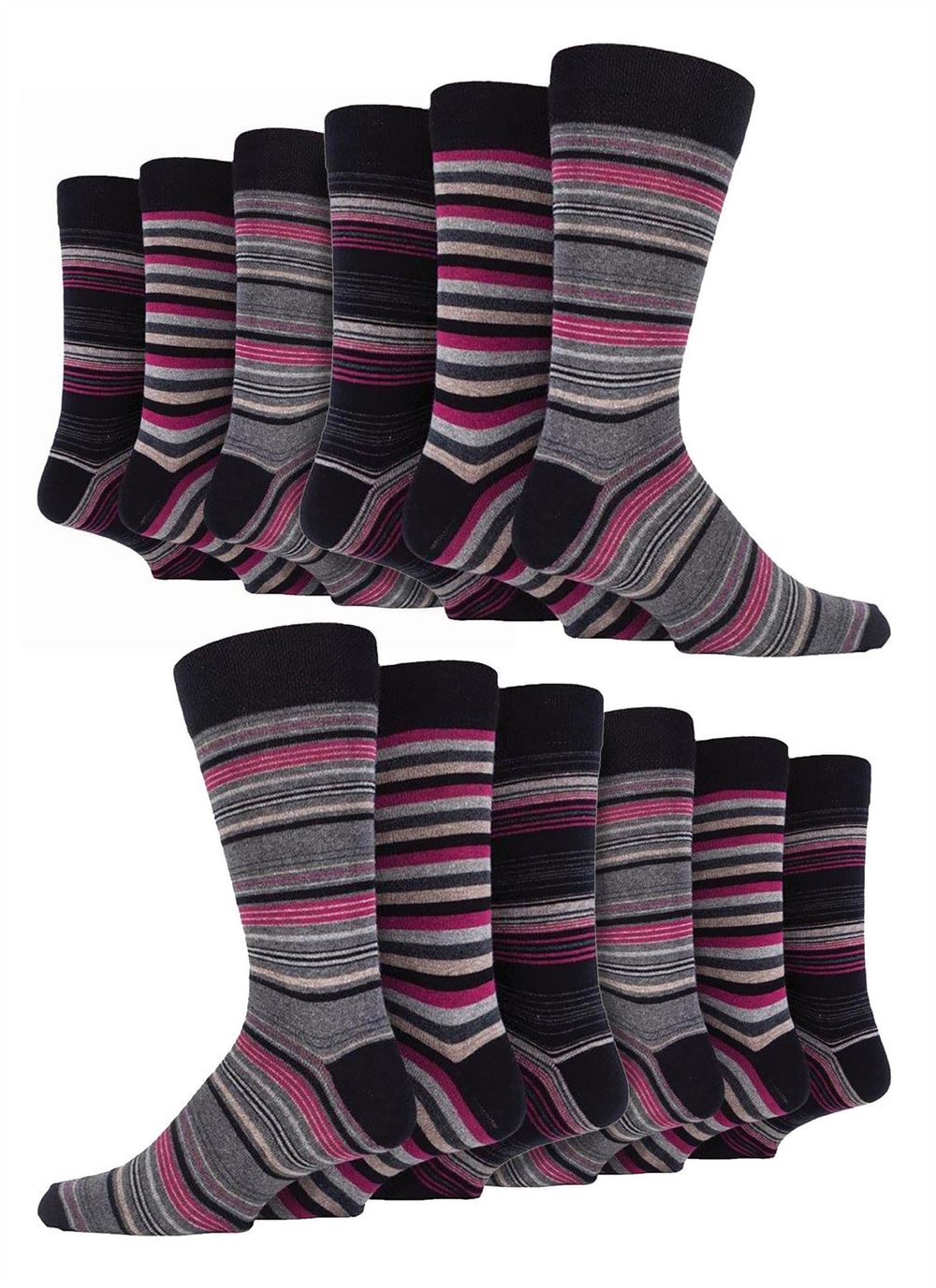 12 Pairs Sock Snob Premier Collection Socks