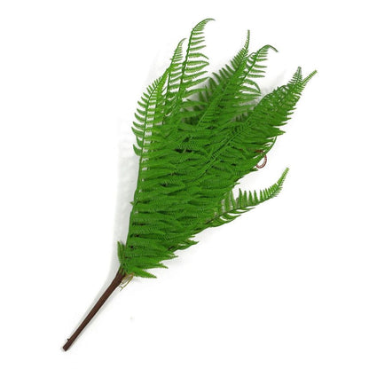 60cm Artificial Bushy Dixie Wood Fern Dark Green Plant