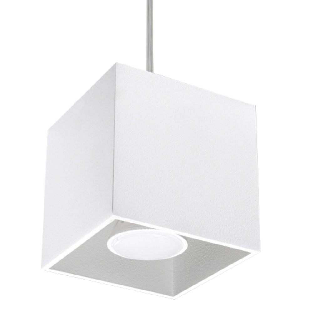 Pendant lamp aluminum Quad modern Design GU10