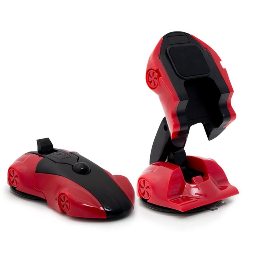 Sports Car Shaped Dashboard Mobile Phone Bracket - Red