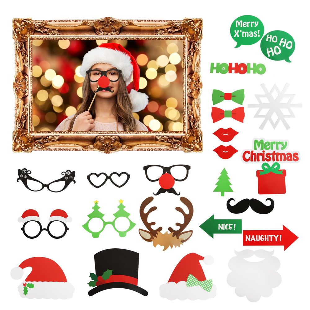 Christmas Photobooth Props