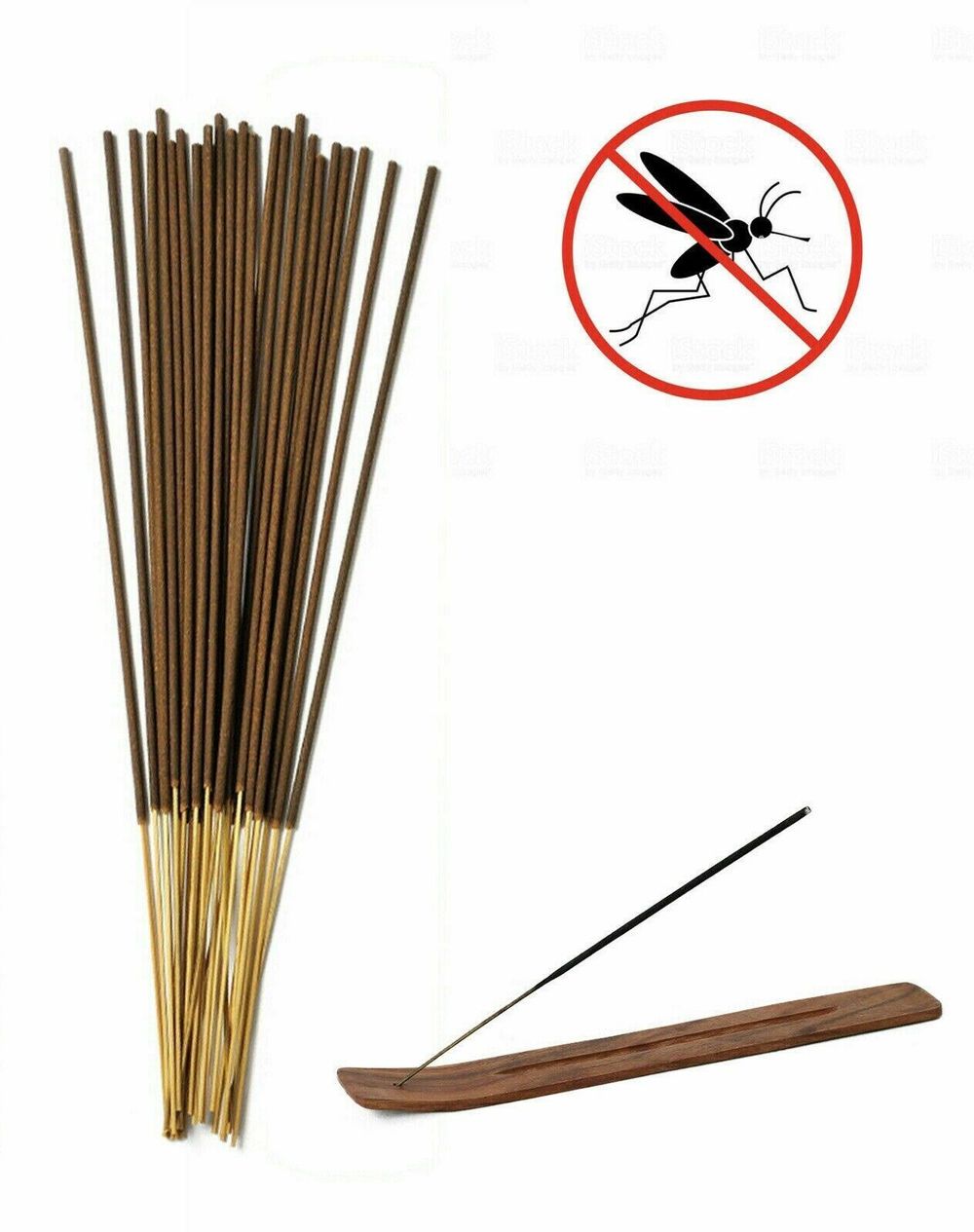 Citronella Incense Sticks For Outdoor and Home Insects Away, free incense holder