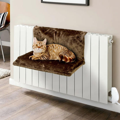 Soft Luxurious Pet Radiator Bed Soft Machine Washable Fleece lined warm