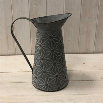 Embossed Daisy Design Jug