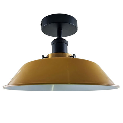 Modern Industrial Ceiling Light Fitting Flush Mount Light Metal Indoor Light