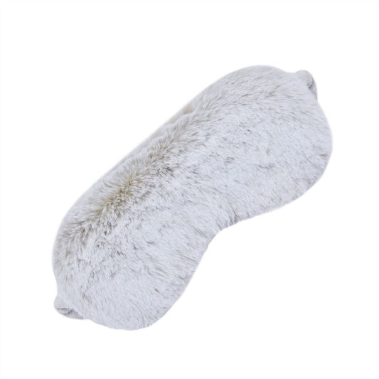 FAUX RAB FUR EYE MASK NAT