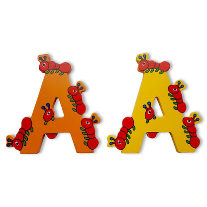 Wooden Jungle Animal Upper Case Alphabet Letters Bedroom Wall Door Name