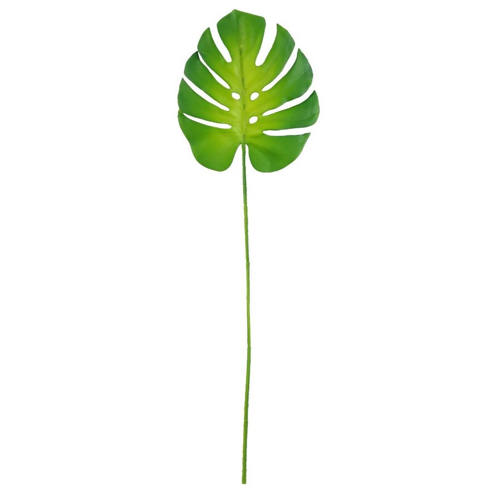 Pack of 6 x 55cm Single Artificial Monstera Leaf