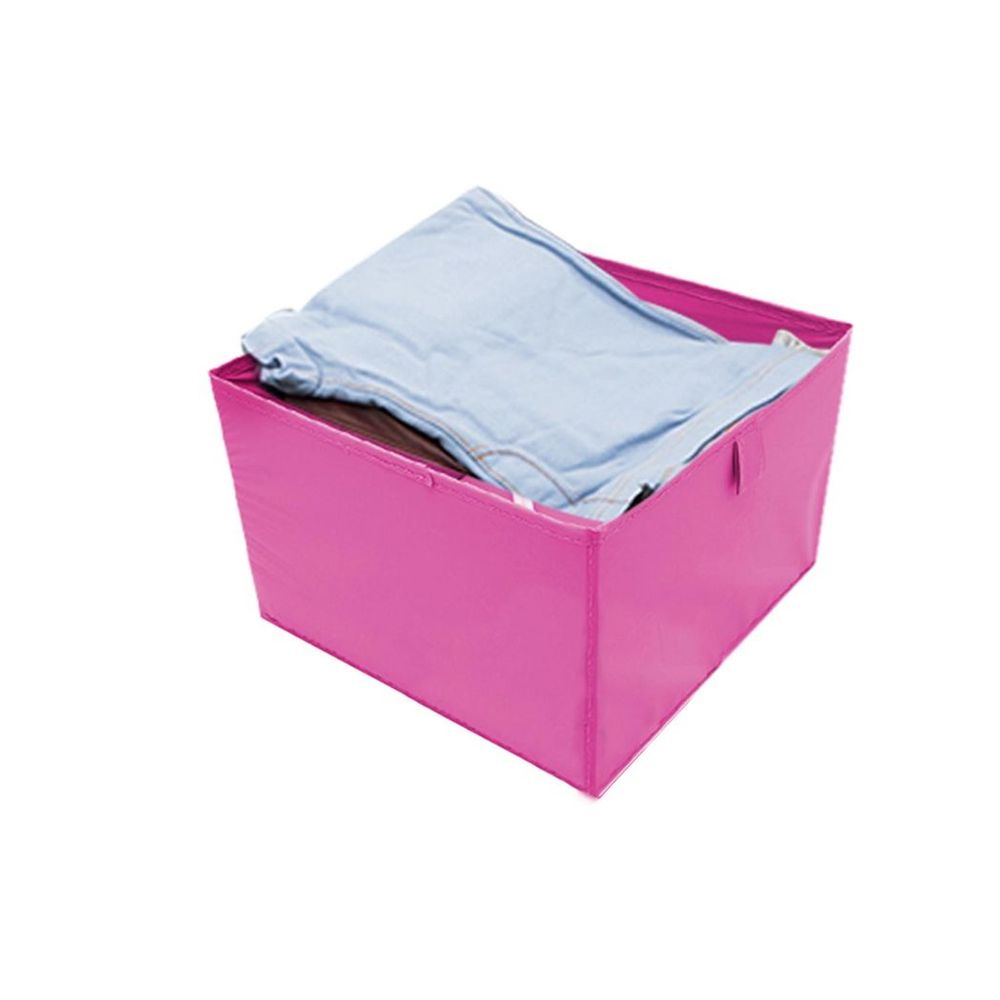 JOCCA Set of 2 Drawers Sustainable Storage Organiser, Fits 6 Shelf Hanger, Pink