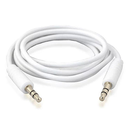 GVC Audio Jack 3.5mm Stereo Aux-in Cable, 1 Metre - White