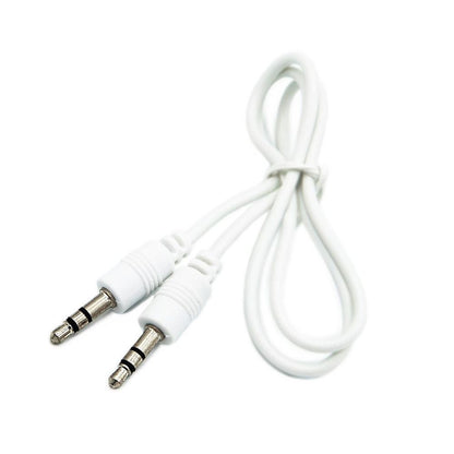 GVC Audio Jack 3.5mm Stereo Aux-in Cable, 1 Metre - White