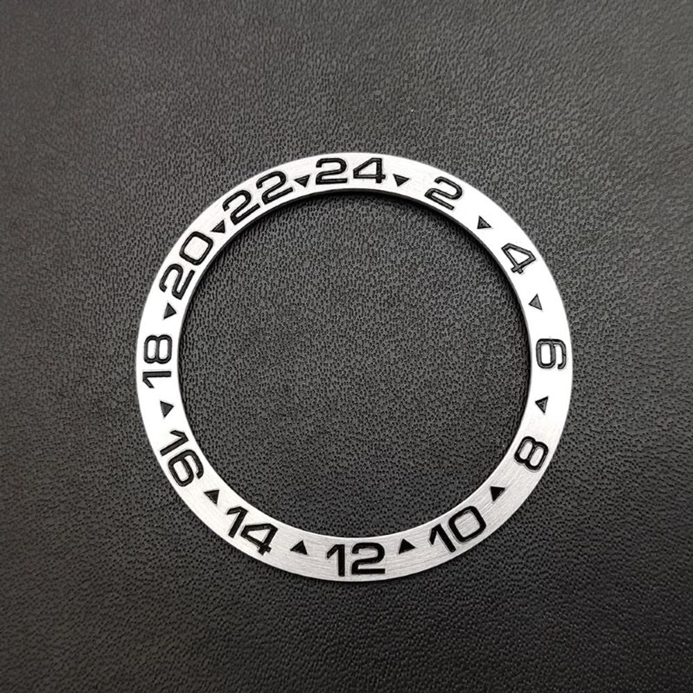 38mm High Quality Ceramic / Aluminium Bezel GMT Insert Ring Inner Diameter 30.5mm Suitable For 40mm Men's Case Watch Accessories