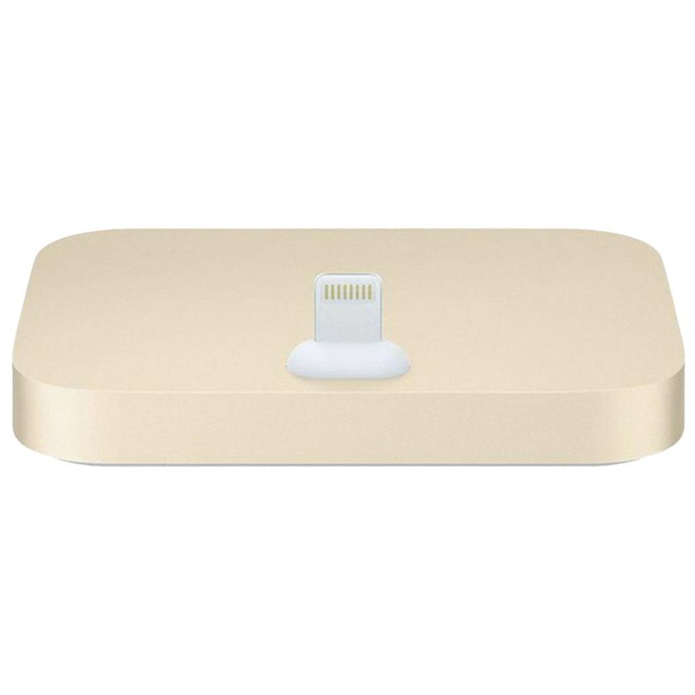 Aquarius Aluminium Phone Dock Compatible with Eight-Pin Devices, Gold