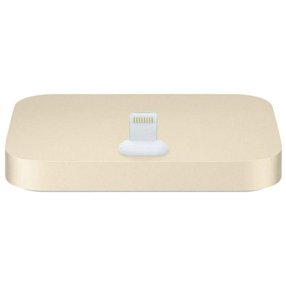 Aquarius Aluminium Phone Dock Compatible with Eight-Pin Devices, Gold