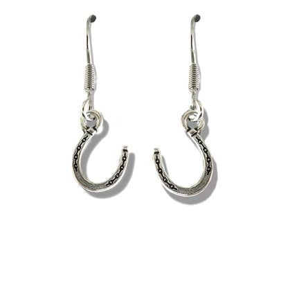 Horseshoe Drop Earrings