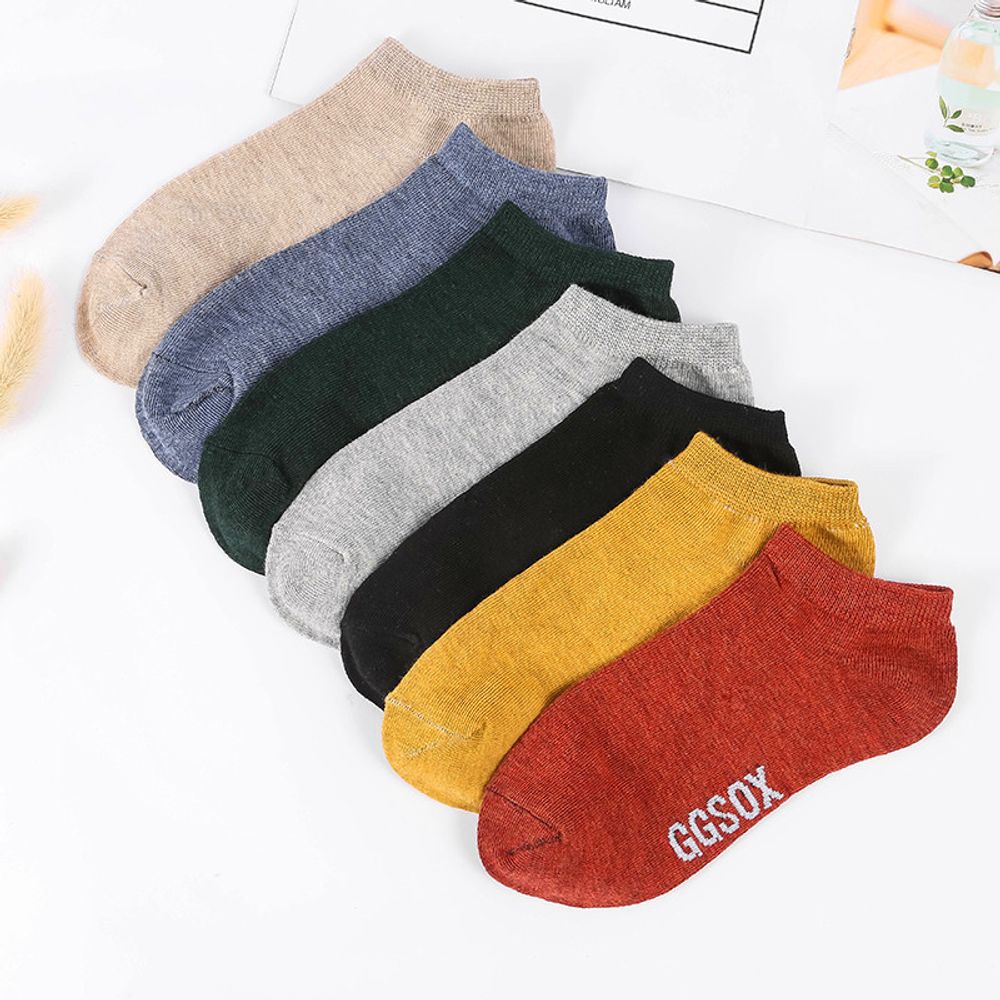 10 Pieces = 5 Pairs Women Invisible Cotton Sock Slippers Lady Female Summer Casual Fashion Soft Short Ankle Shallow Mouth Socks