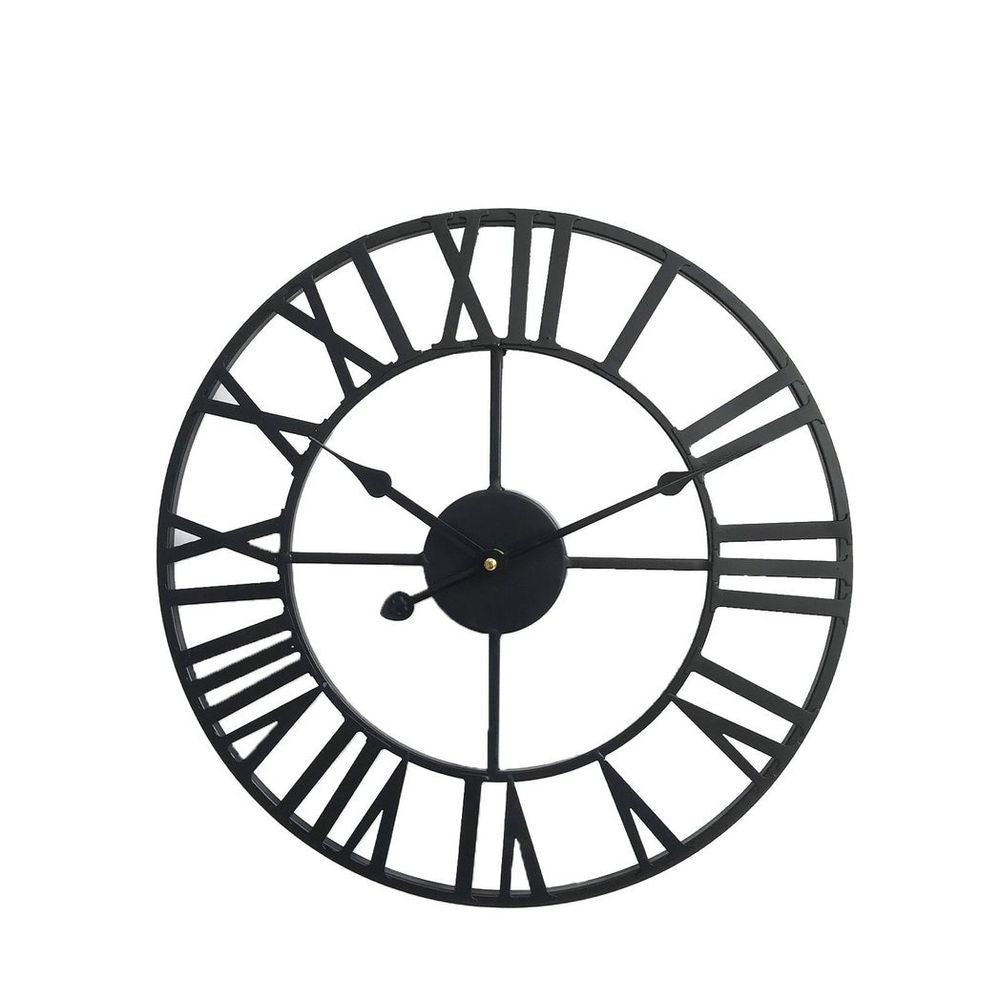 60CM ROMAN METAL CLOCK