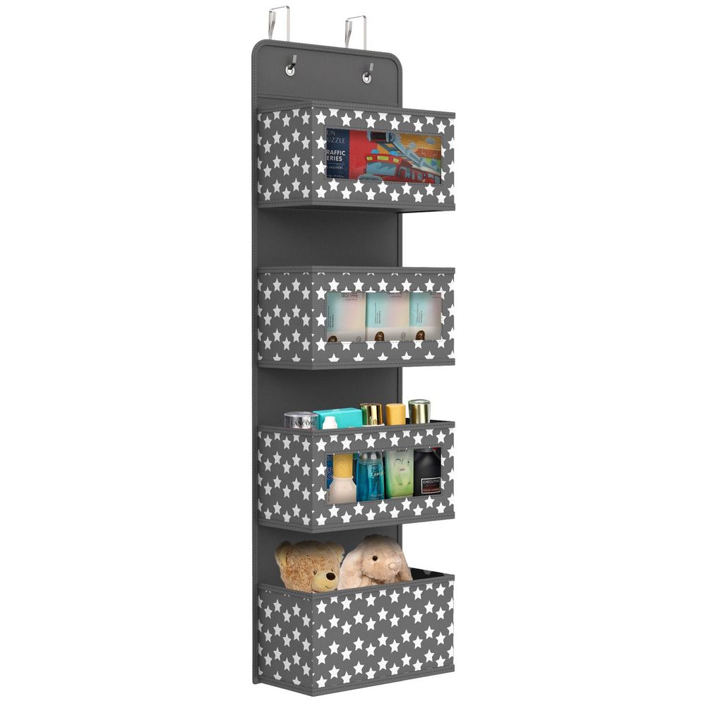 VINSANI 4TIER DGREY HANGING ORGANISER 1010281