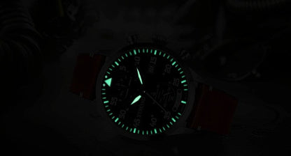 Strond DC-3 MKll aviation Swiss movement all steel